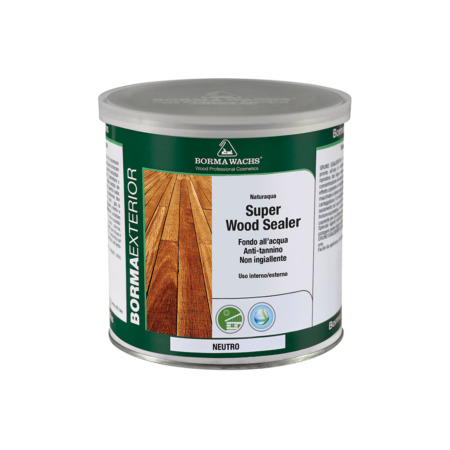 Borma Wachs Super Wood Sealer Anti-Tannine grondering 750ml