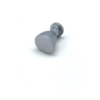 Knop Aluminium Mat Design 17mm