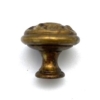 Knop Messing Antiek rond ‘Storm op Zee’ 25mm 2