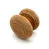 Houten Meubelknop Mahonie rond met stift 45mm