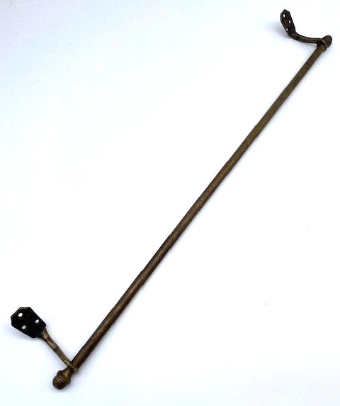 Handdoekstang Messing antiek gepatineerd (55cm) - Afbeelding 2