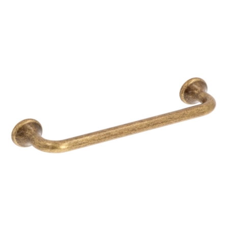 Handle Brass Antique curved 128mm