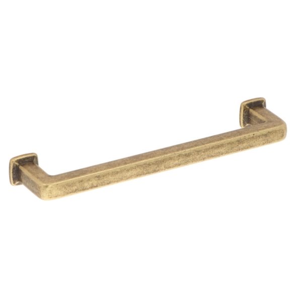 Handle Brass Antique straight 128mm