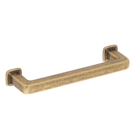 Handle Brass Antique straight 96mm