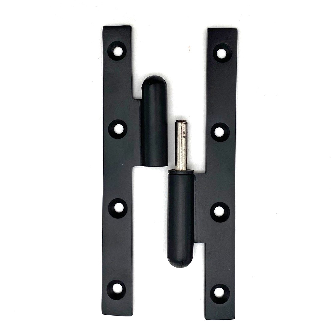 Paumelle afneembaar scharnier ZWART LINKS 160x60mm