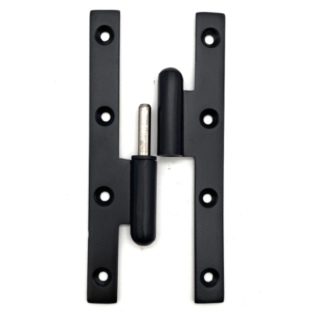 Paumelle afneembaar scharnier ZWART RECHTS 160x60mm