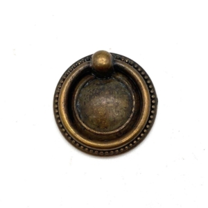 Ring handle Brass Antique small 40mm
