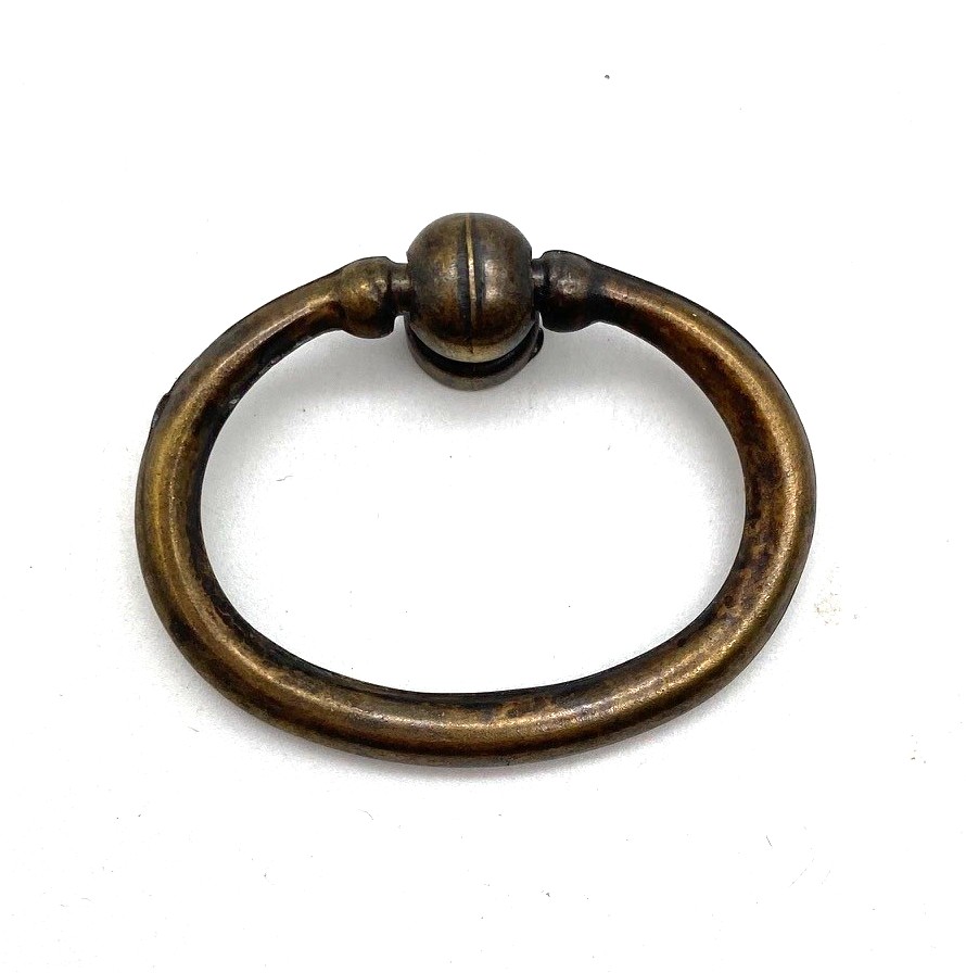 Ringgreep Messing antiek Ovaal 43mm