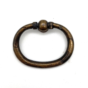 Ring handle Brass antique Oval 50mm