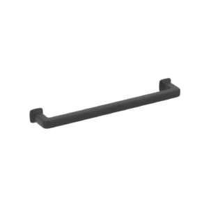 Greep Zwart satijn recht 160mm