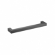 Square Furniture Handle Black Matte Stainless Steel 160mm