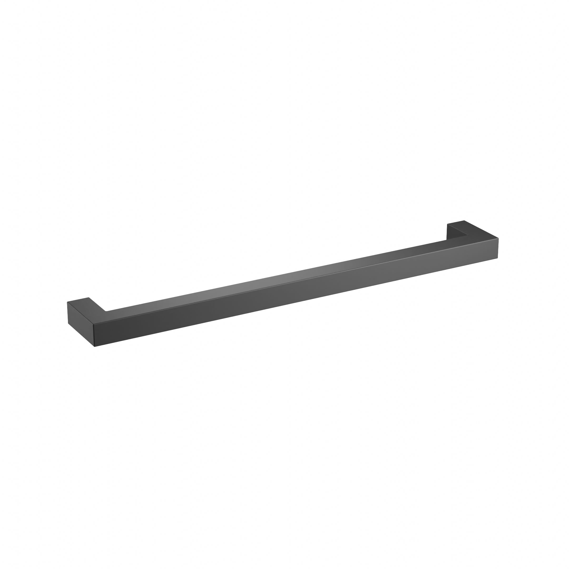 Furniture Handle Square Black Matte Stainless Steel 224mm