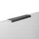 Profile handle Black matte Aluminium 200mm screw-on inside cabinet