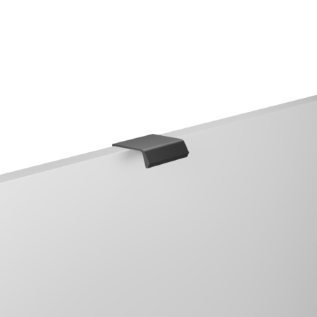 Profile handle Black matte Aluminium 50mm screw-on inside cabinet